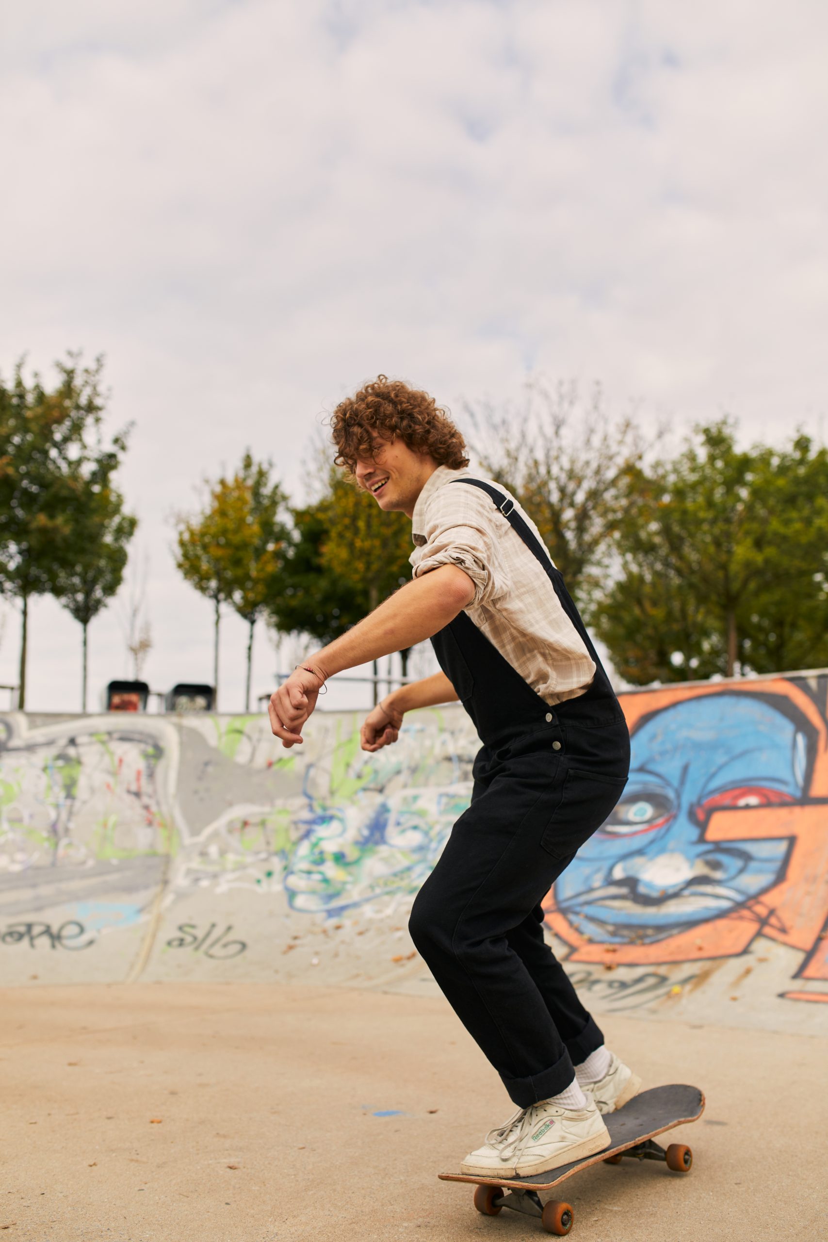 Das Foto zeigt den Skatepark im Rheinpark in Duisburg.