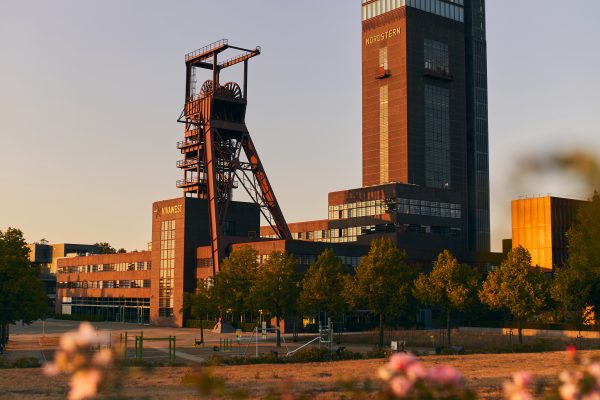 Das Foto zeigt den Nordsternpark in Gelsenkirchen.