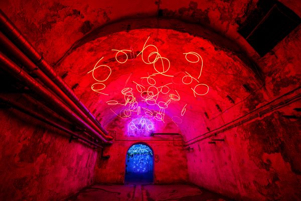 Das Foto zeigt das Zentrum für internationale Lichtkunst in Unna.