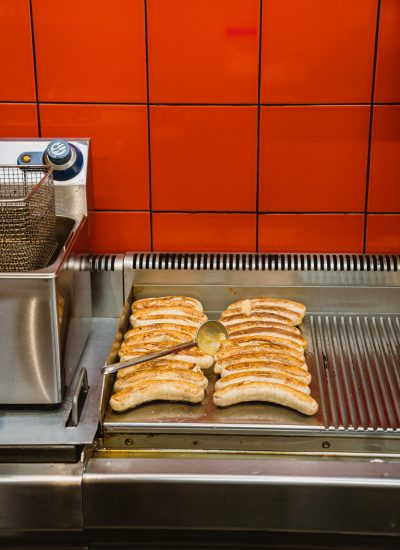Das Foto zeigt die Currywurst in Herne.