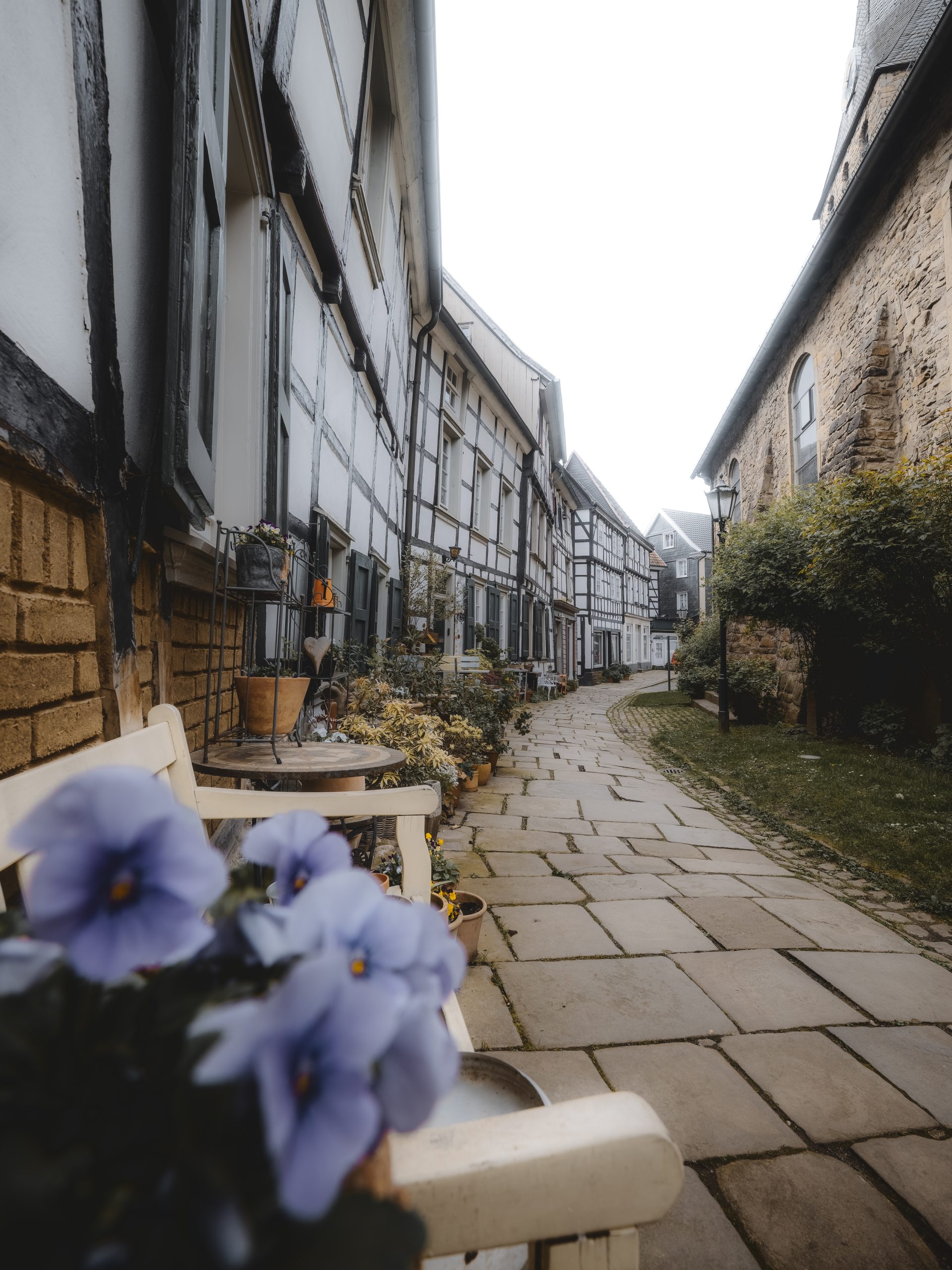 Das Foto zeigt die Altstadt in Hattingen.